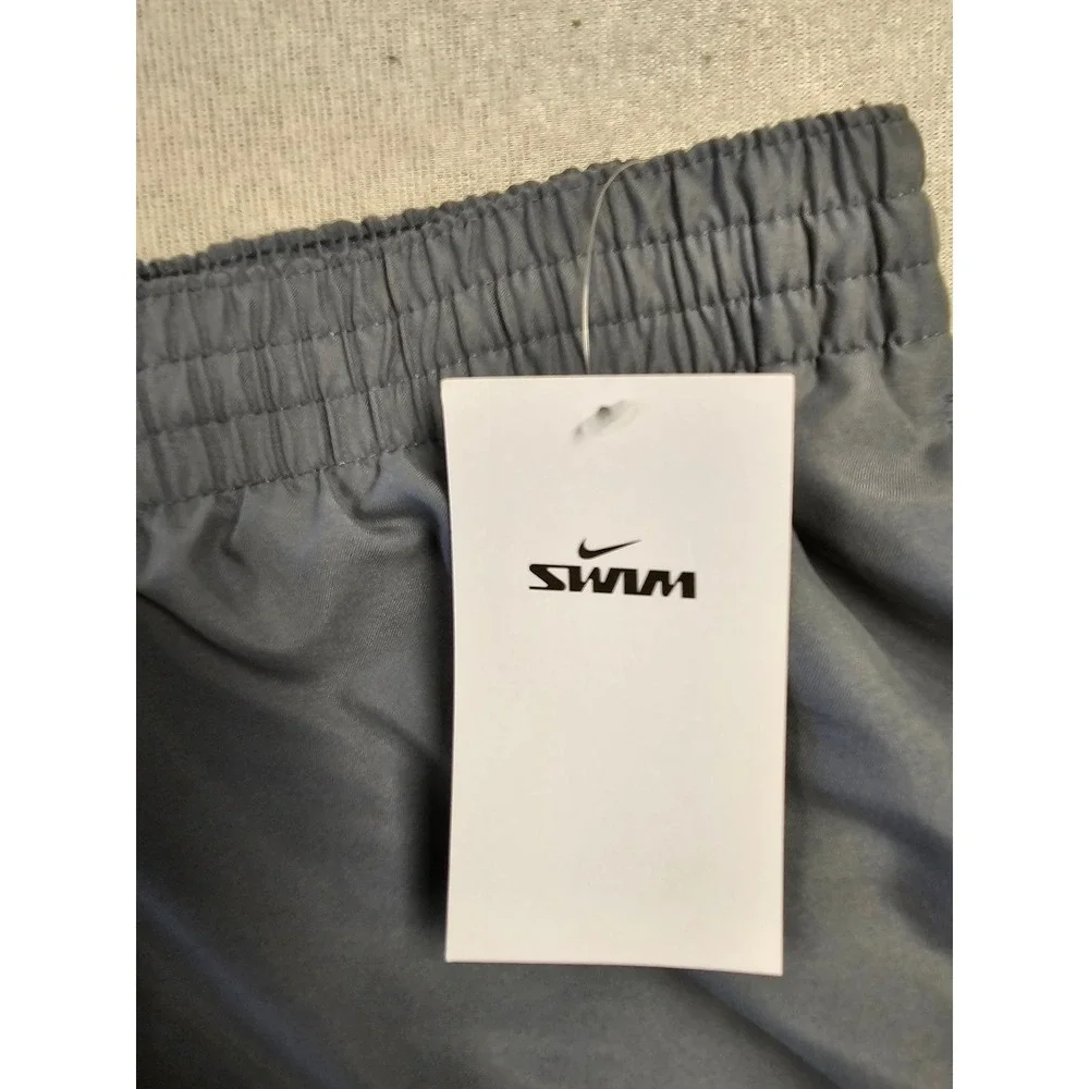 Nike Swim Mens Gray Mesh Lined Board Shorts Trunks XXL NESSF558-051‎